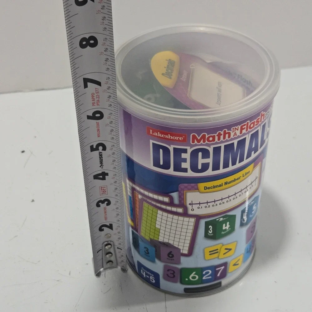 Lakeshore Math In A Flash Discovery Can Decimals Grades 4-5 Learning Game 584277